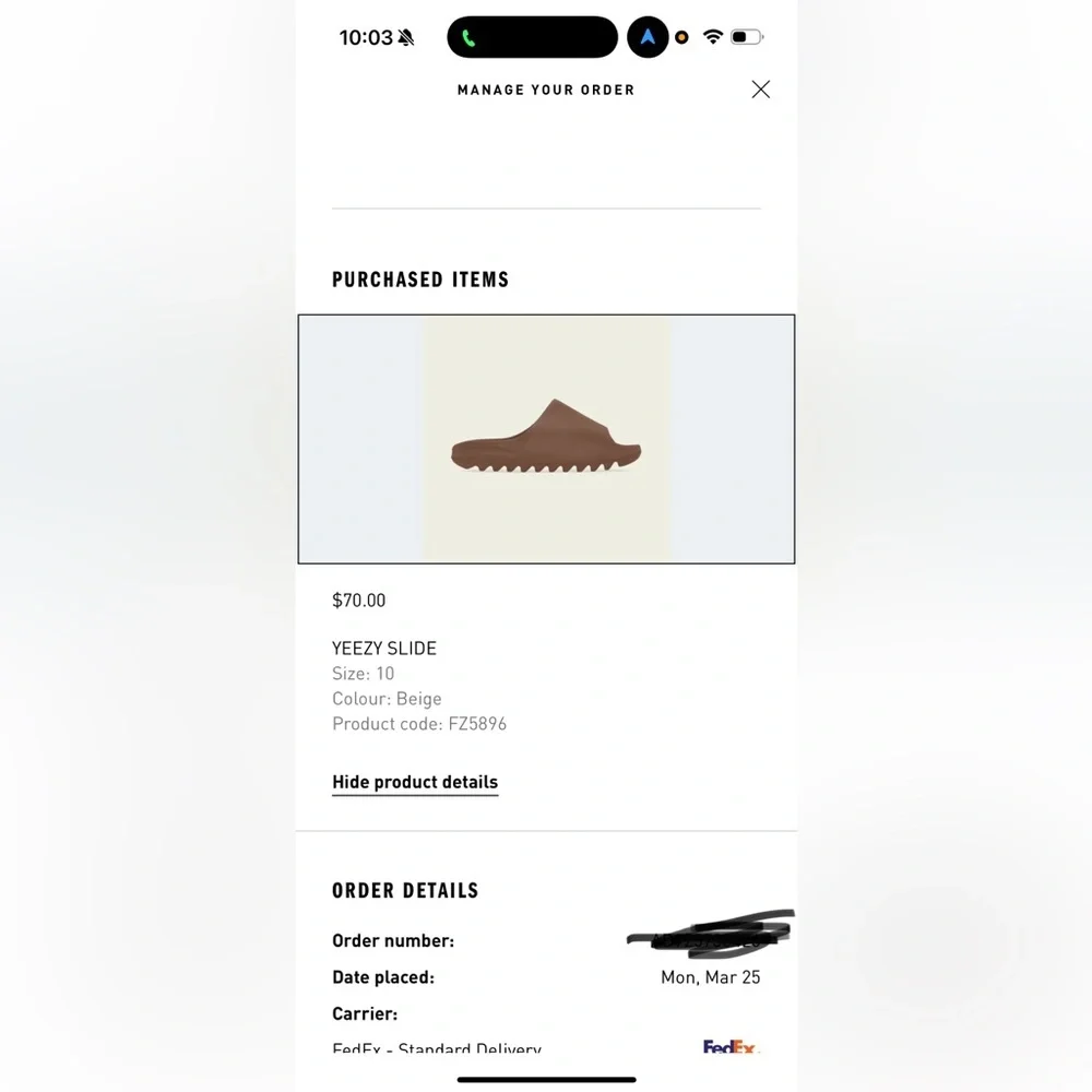 Adidas Yeezy Slide in Earthy Brown new with box - Picture 3 of 7
